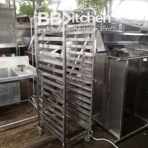 Troli Becry 16 Tray Ukuran 47x62x170 untuk Loyang 40x60