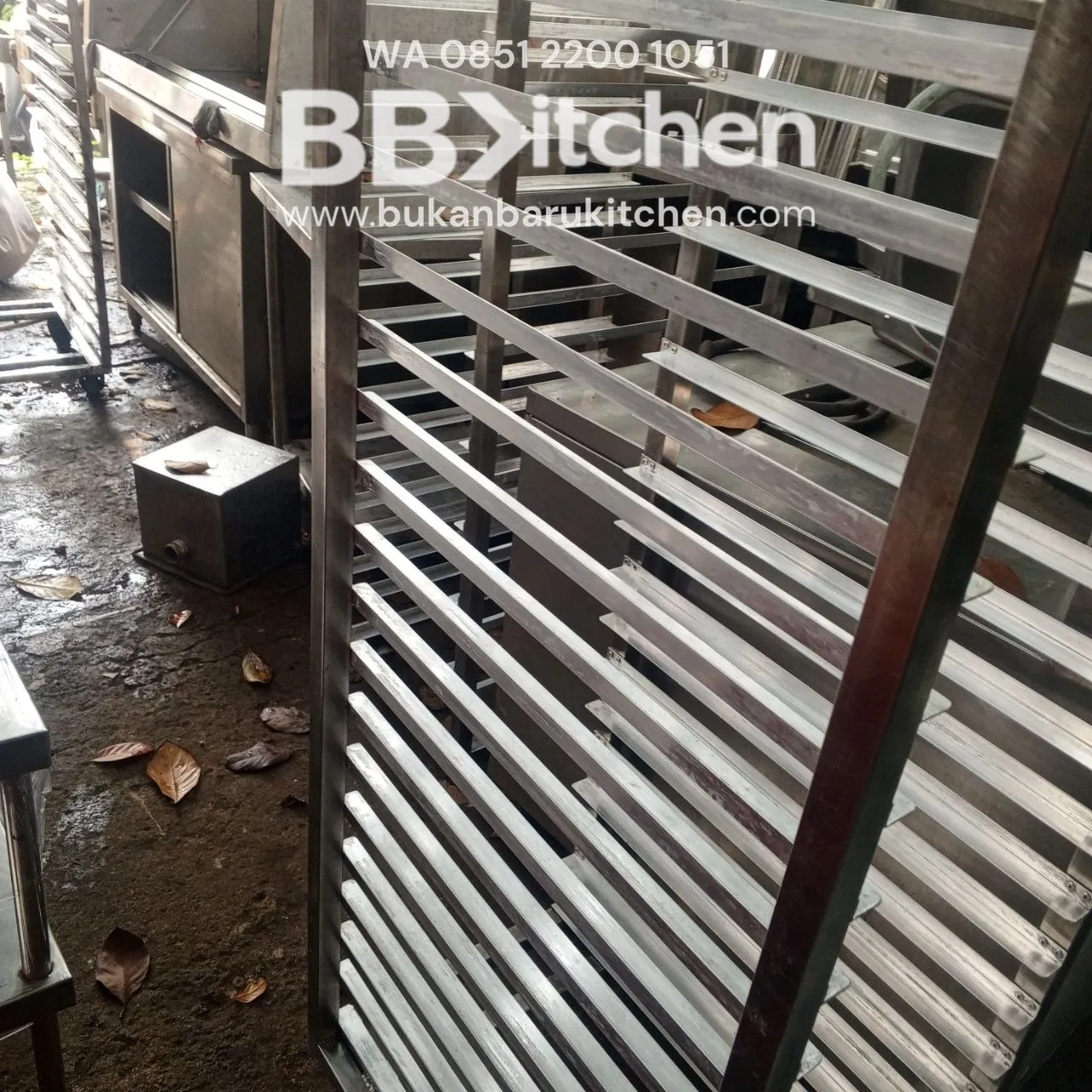 Troli Becry 21 Tray Ukuran 45x63x170 untuk Resto dan Katering - Image 4