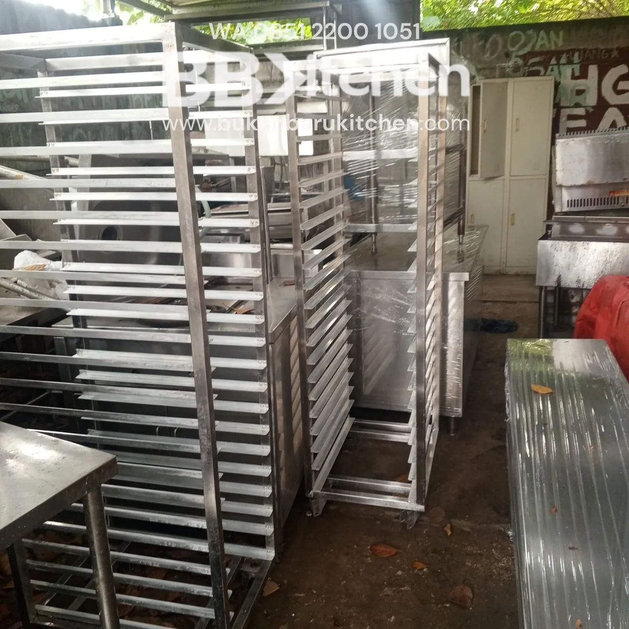 Troli Becry 21 Tray Ukuran 45x63x170 untuk Resto dan Katering - Image 5