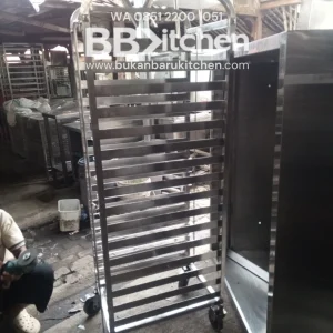 Trolley Bakery 16 Tray Ukuran 47x62x170 untuk Roti dan Kue