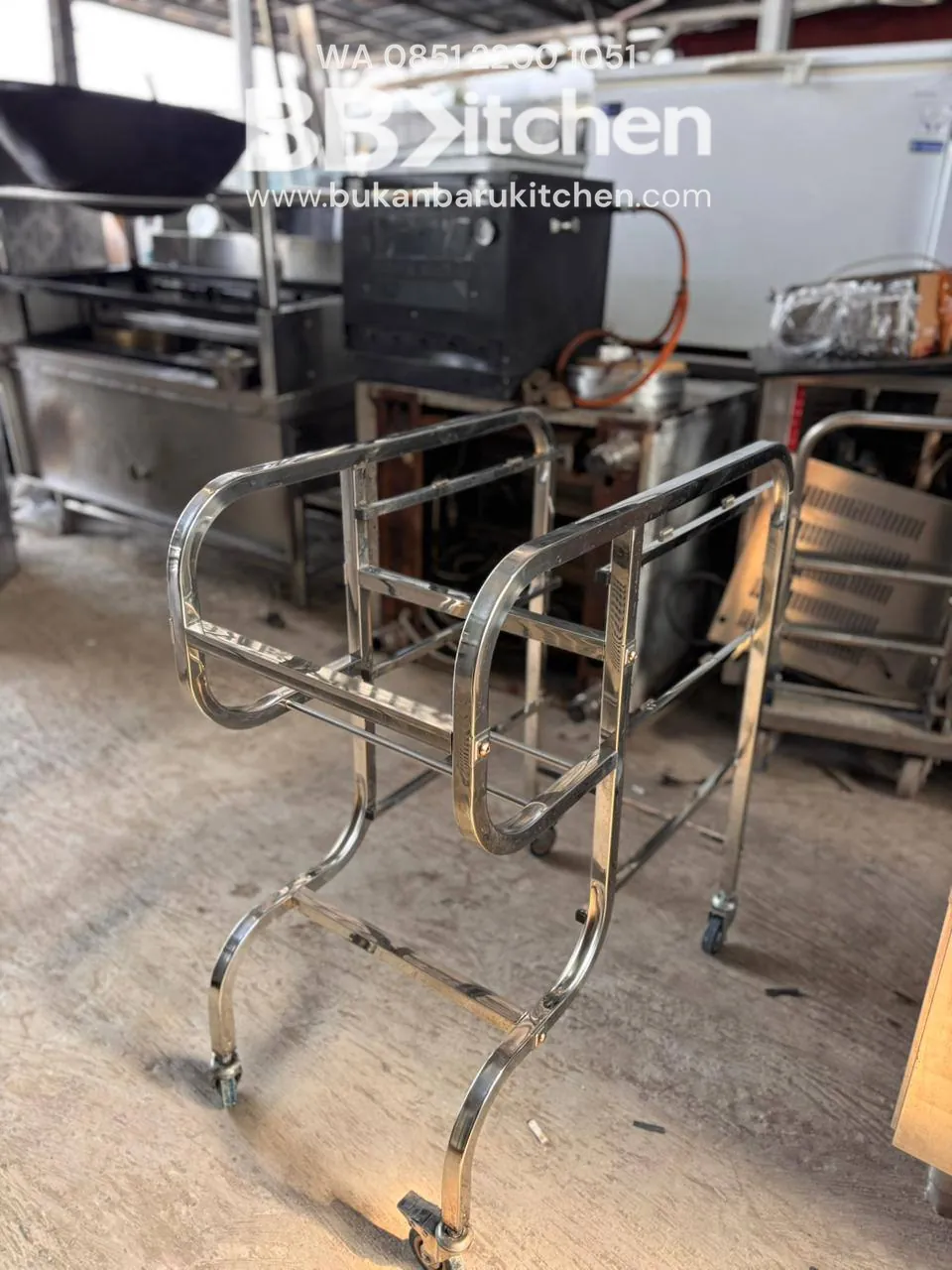 Trolley Piring Kotor Stainless Steel 2 Unit - Image 2