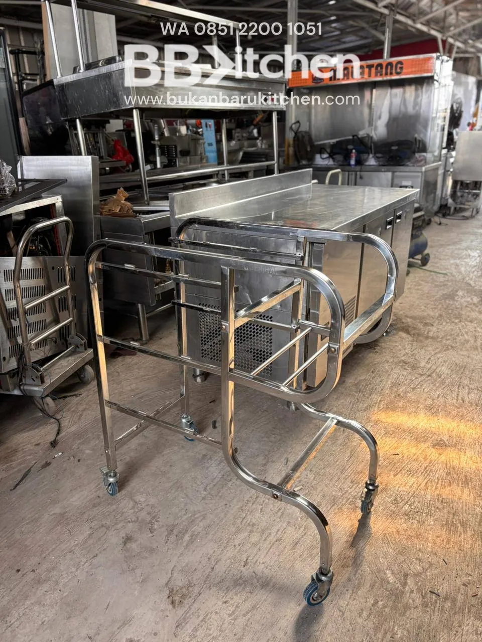 Trolley Piring Kotor Stainless Steel 2 Unit - Image 4