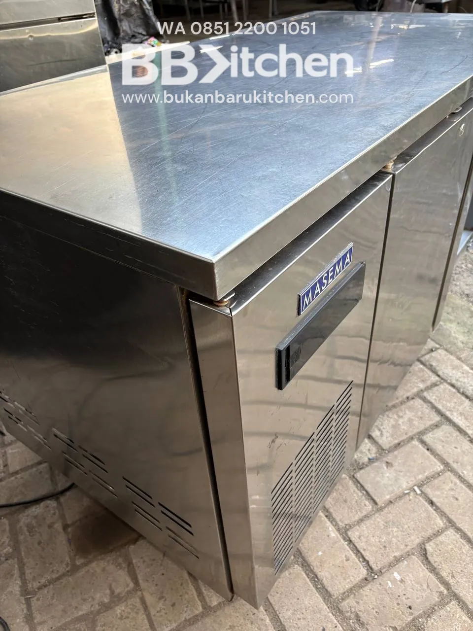 UCC Masema Meja Dapur Stainless Steel Ukuran 150x75x85 - Image 3