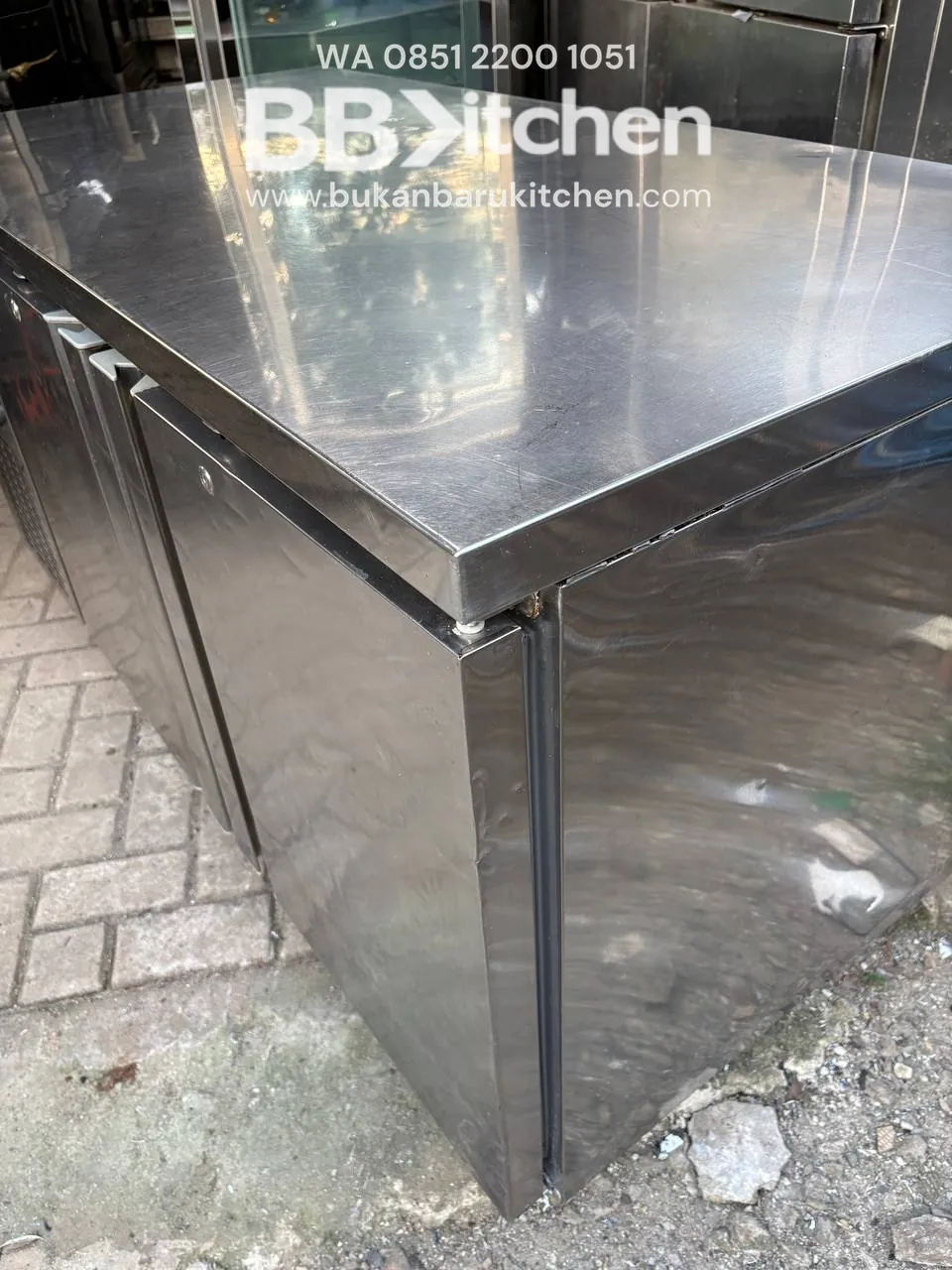 UCC Masema Meja Dapur Stainless Steel Ukuran 150x75x85 - Image 4