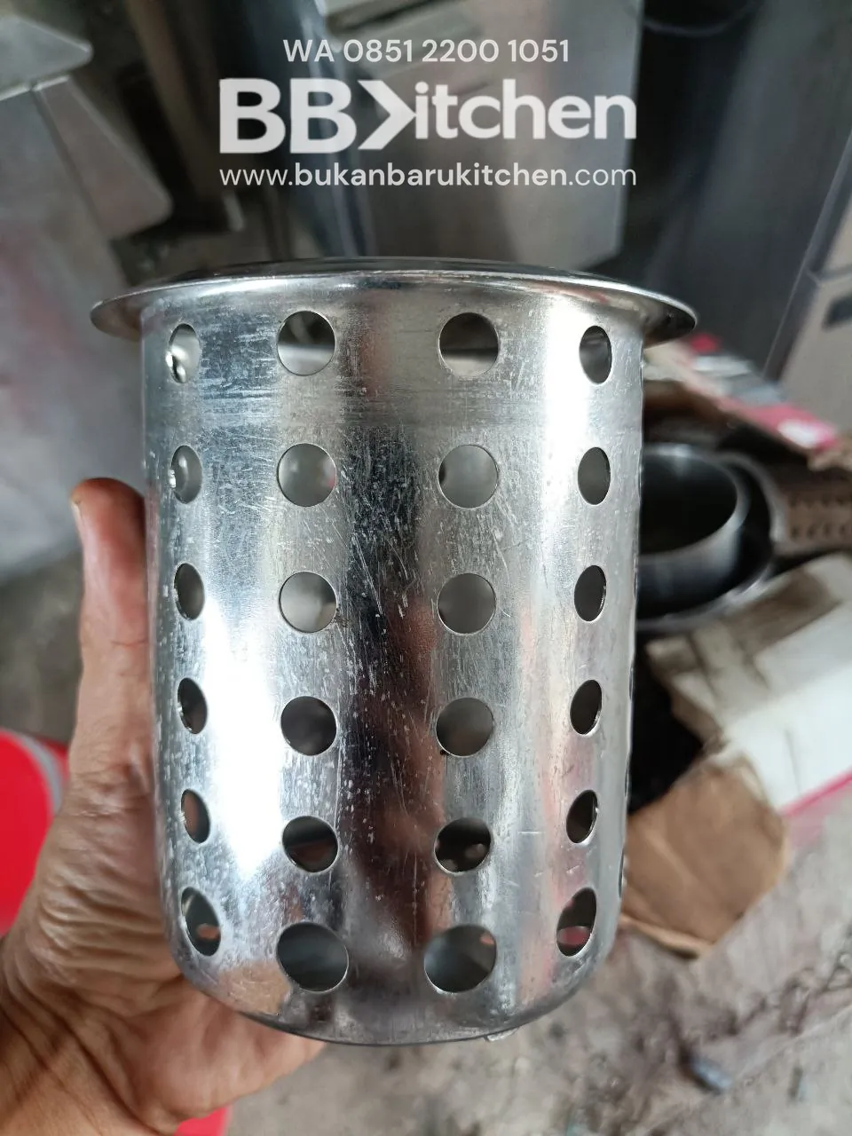 Wadah Sendok/Garpu Diameter 10cm Tinggi 13.5cm BBKitchen - Image 2