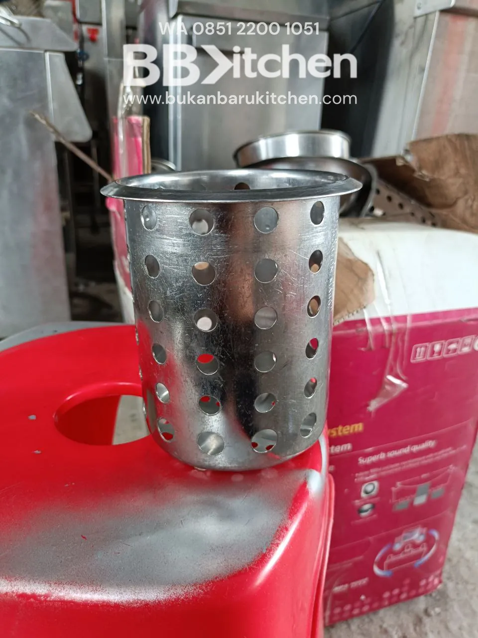 Wadah Sendok/Garpu Diameter 10cm Tinggi 13.5cm BBKitchen - Image 3