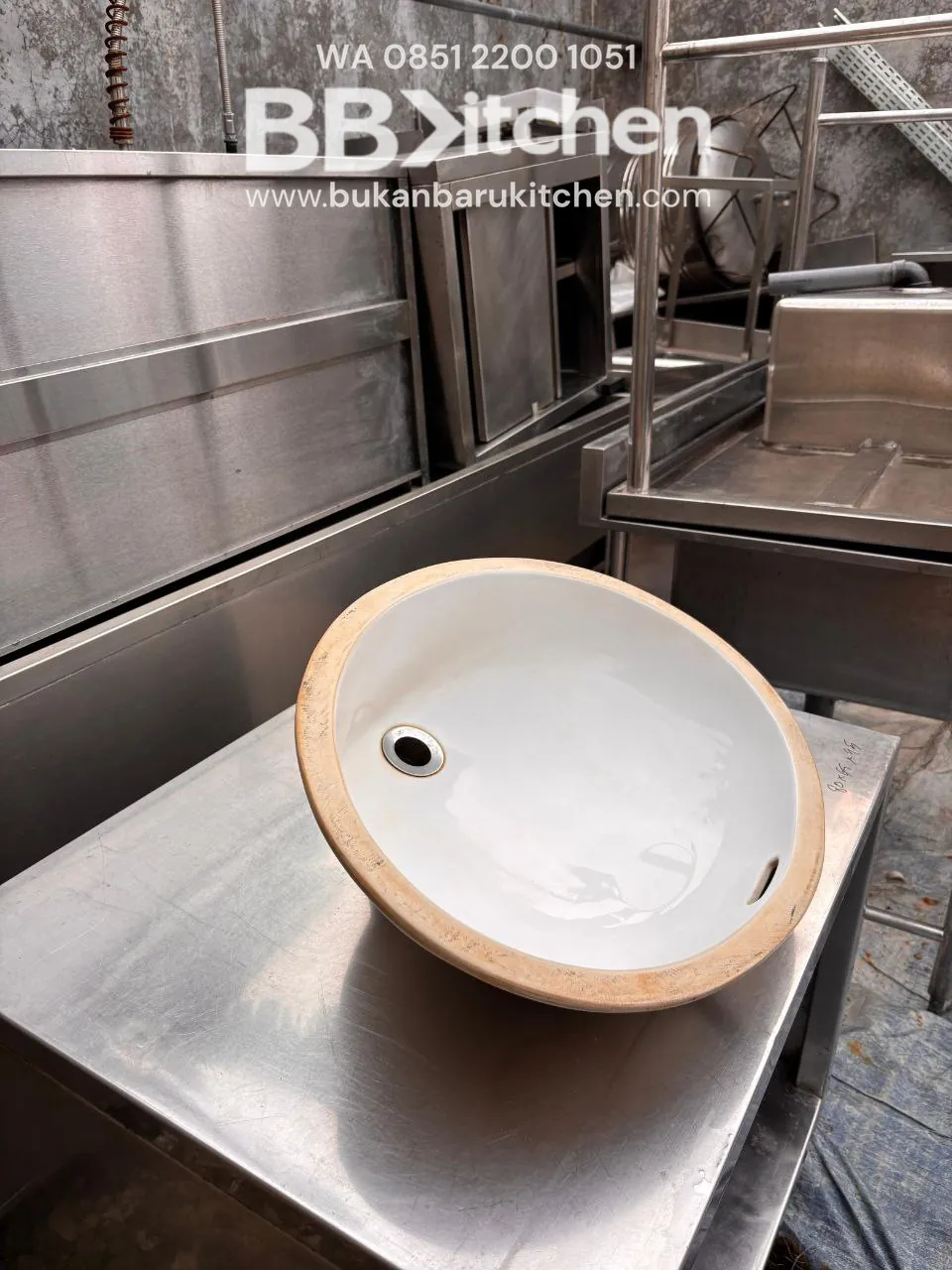 Wastafel Stainless Steel Toto 2 Unit - Image 4