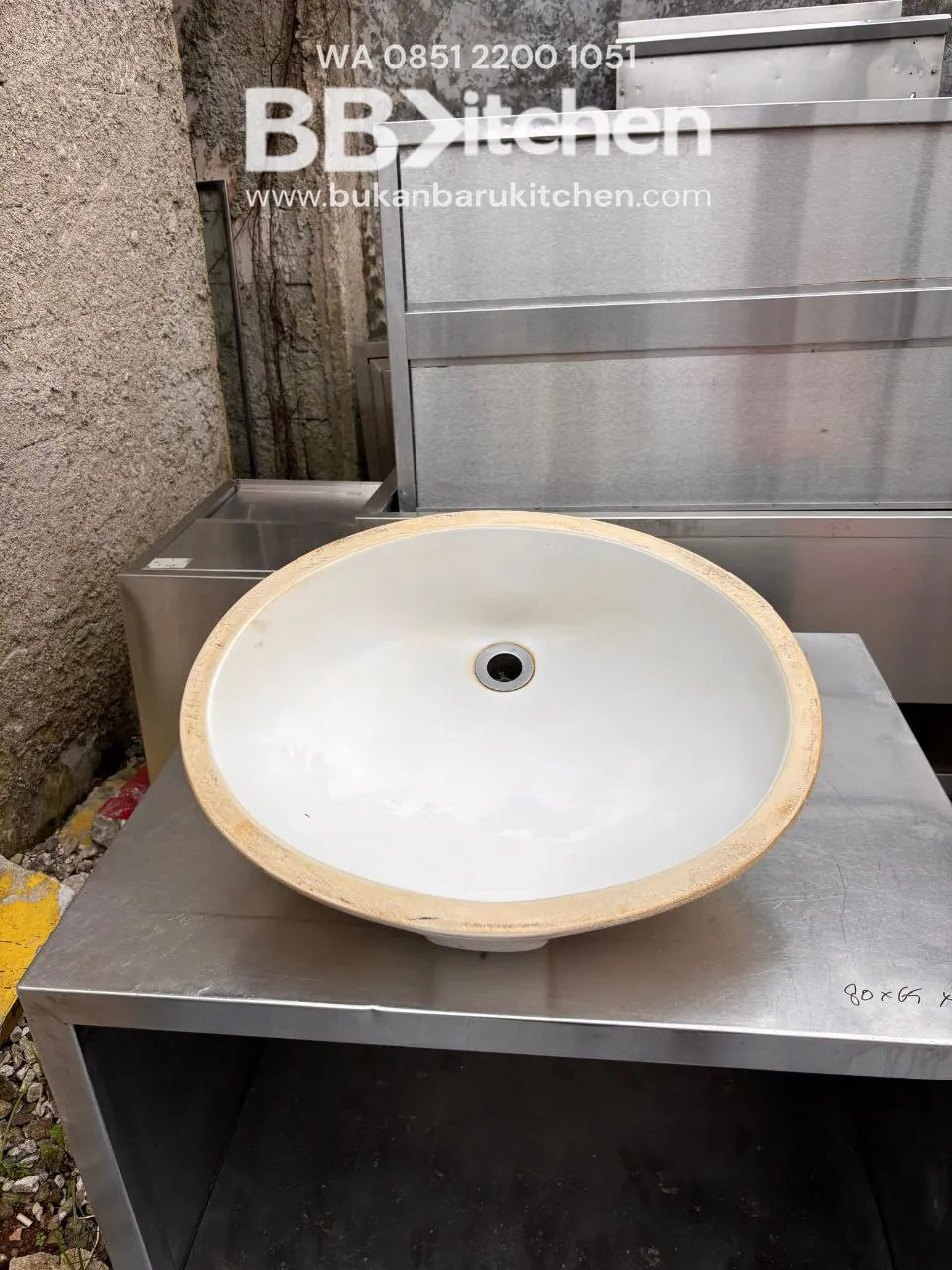 Wastafel Stainless Steel Toto 2 Unit