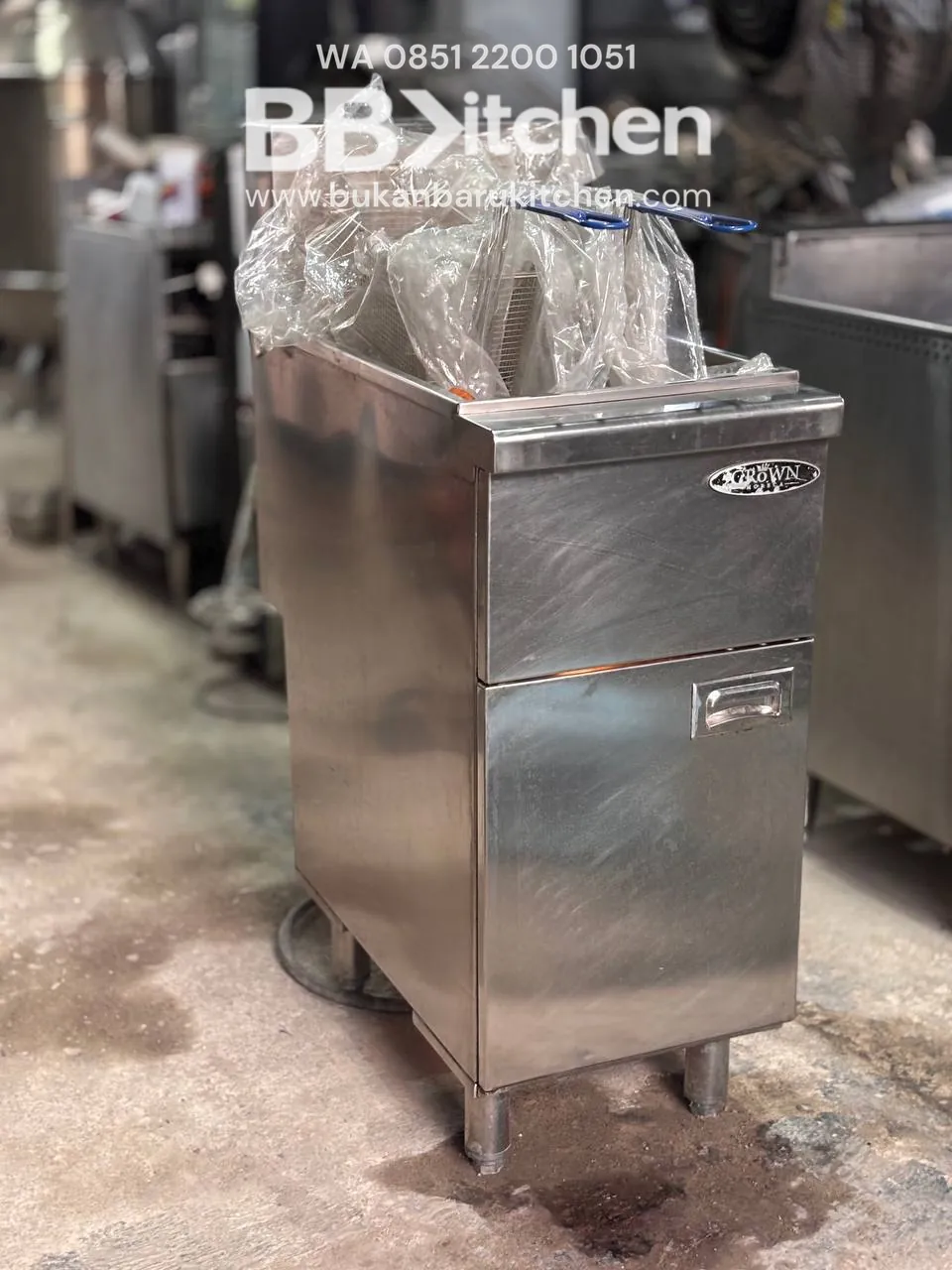 Deep Fryer Gas Crown Kapasitas 25 Liter - Image 2