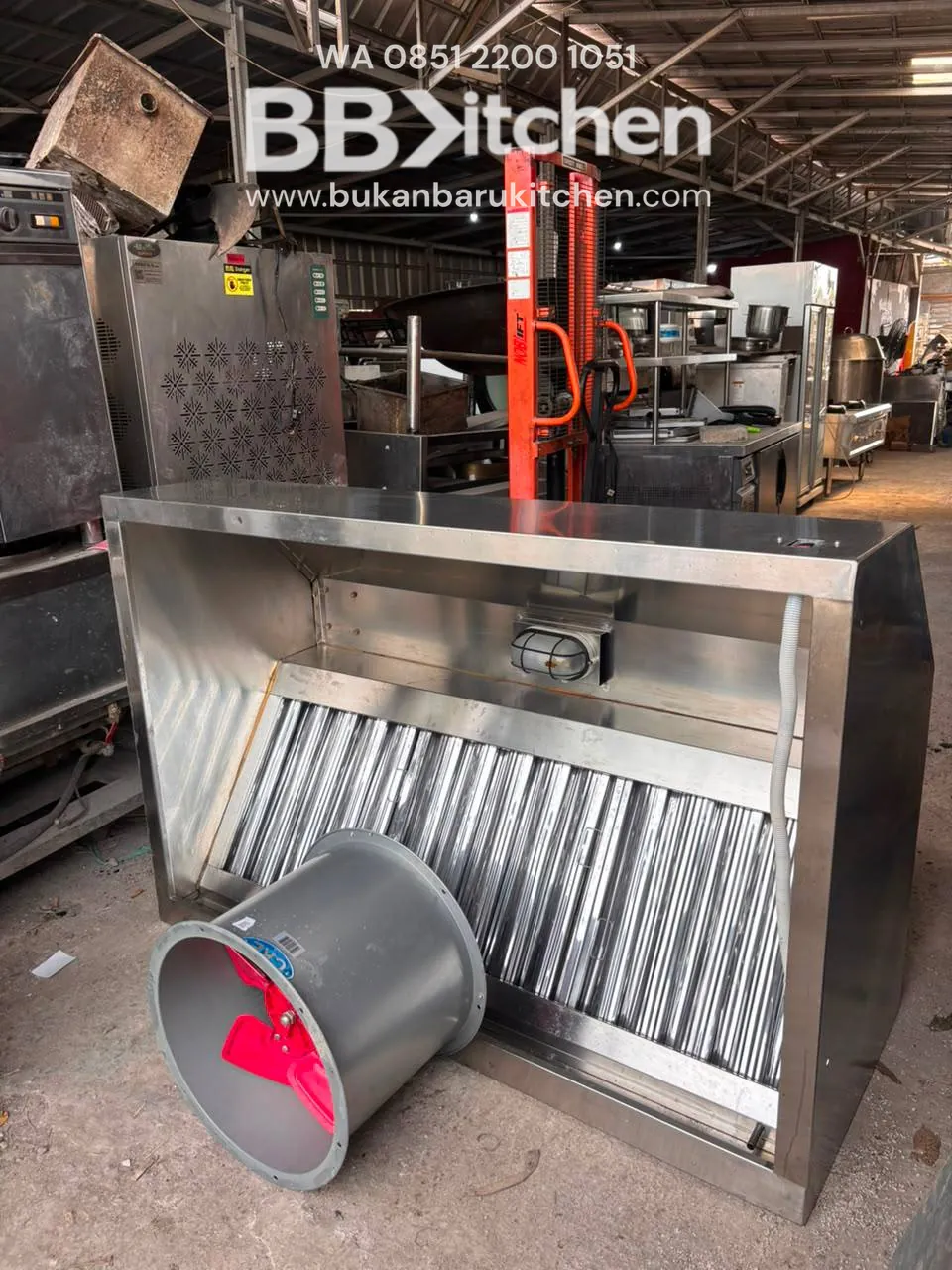 Hood Blower 16 Inch Listrik 1 Phase 150x100x50
