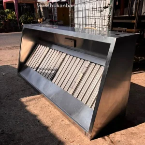 Hood Include Filter Ukuran 200x90x55 untuk Dapur Komersial