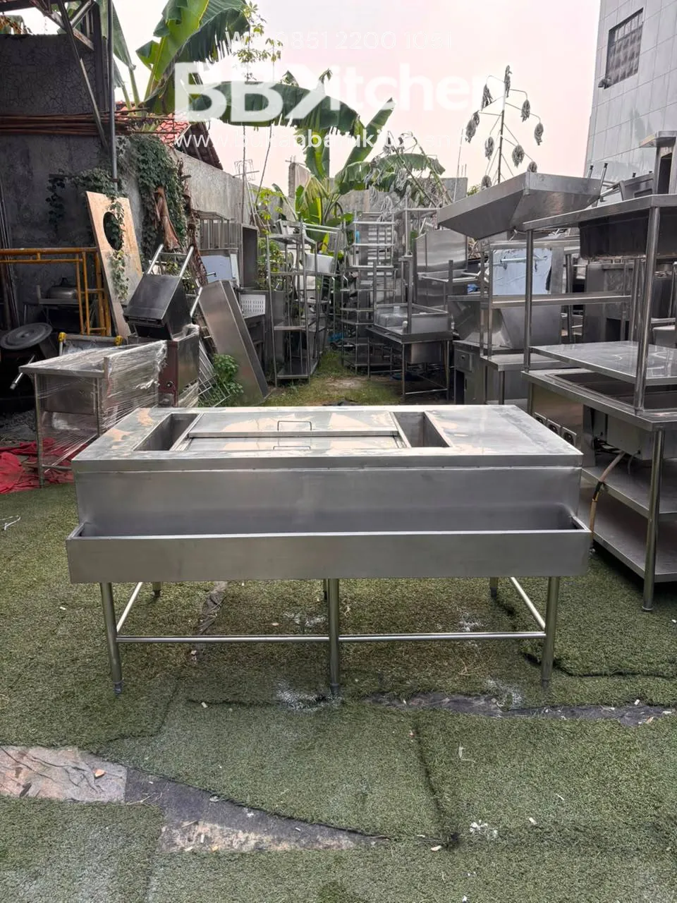 Ice Bin Station Ukuran 160x90x85 cm dengan Ice Bin 75x60x30 cm - Image 2