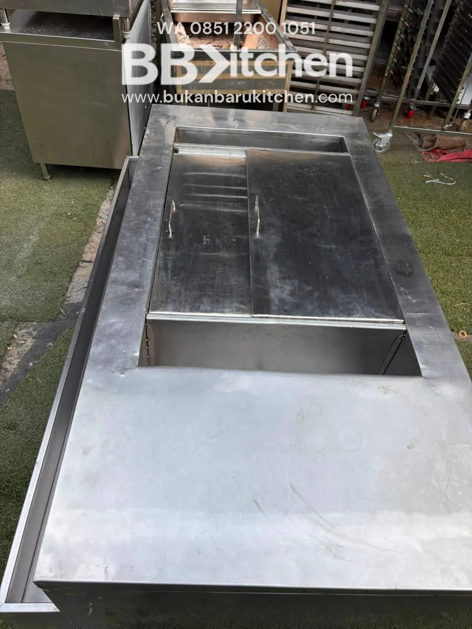 Ice Bin Station Ukuran 160x90x85 cm dengan Ice Bin 75x60x30 cm - Image 5