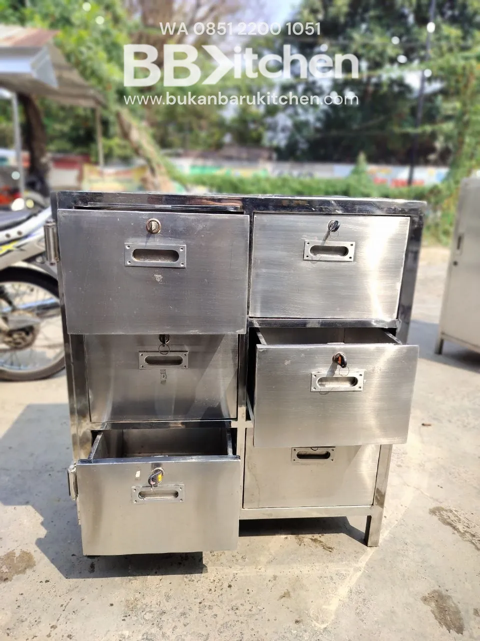 Kabinet Laci Stainless Steel P 77 L 40 T 90 - Image 4