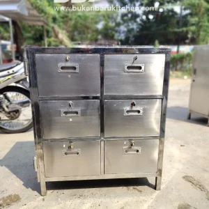 Kabinet Laci Stainless Steel P 77 L 40 T 90