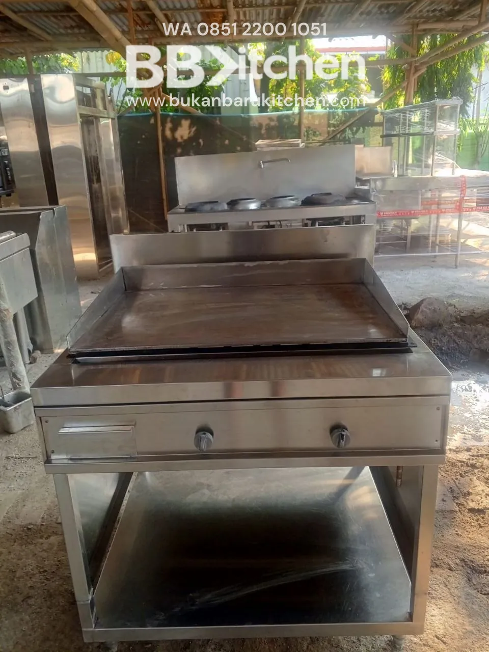 Kompor Tepanyaki Low Pressure Ukuran 83x73x80 BBKitchen