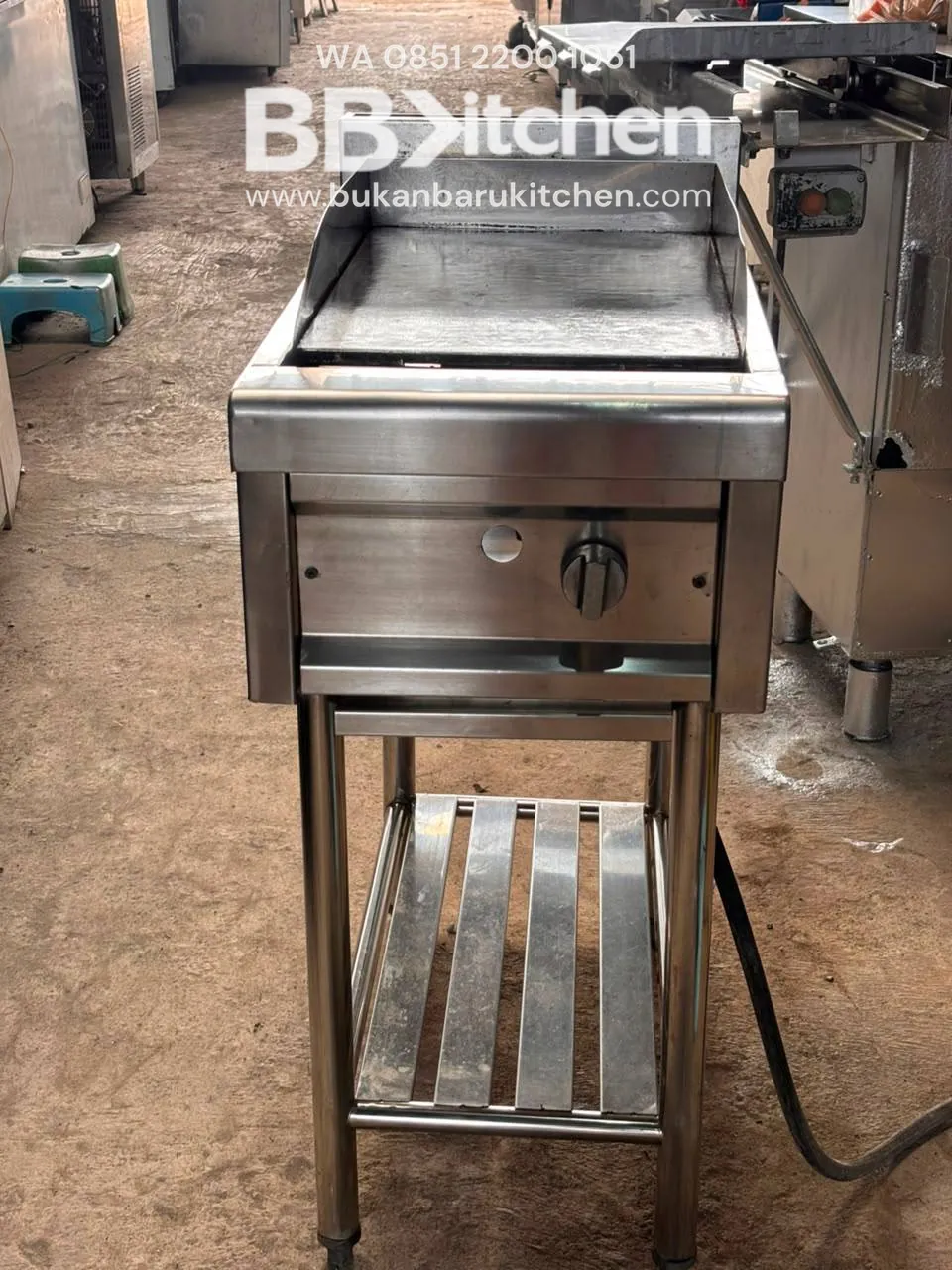 Kompor Teppanyaki Ukuran 40x70x85