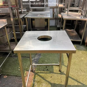 Meja Penyortir Sampah Ukuran 65x65x85