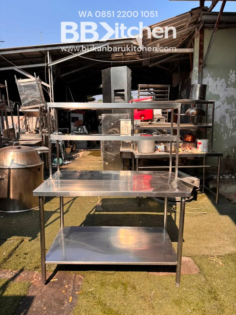 Meja Prepare 2 Susun Plus Upper 125x75x85