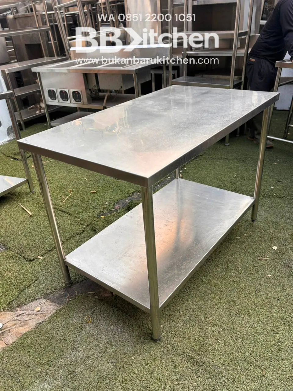 Meja Prepare 2 Susun Ukuran 120x70x85 - Image 4