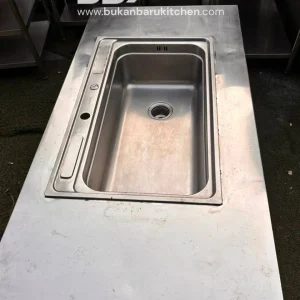 Sink 1 Lubang Sayap Kanan dan Kiri 2 Susun 138x70x85