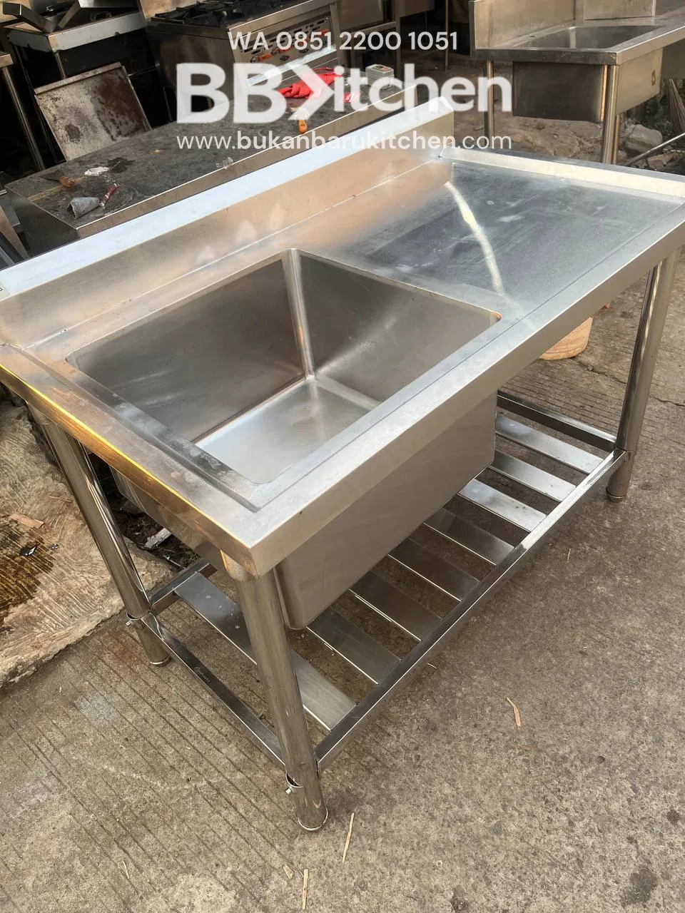 Sink Sayap Kanan Getra Knokdown 120x70x83 - Image 2
