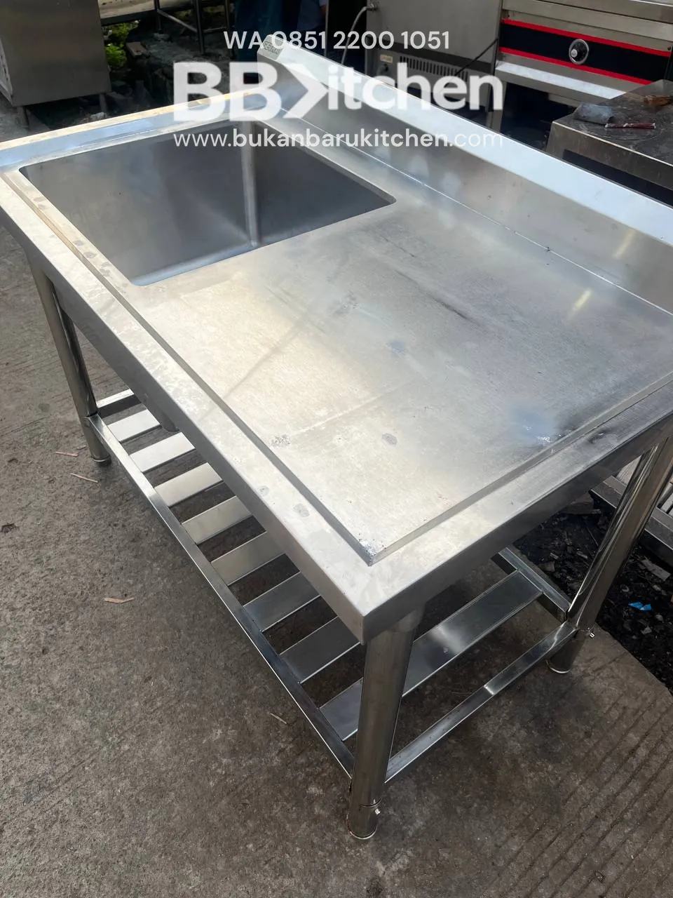 Sink Sayap Kanan Getra Knokdown 120x70x83 - Image 3
