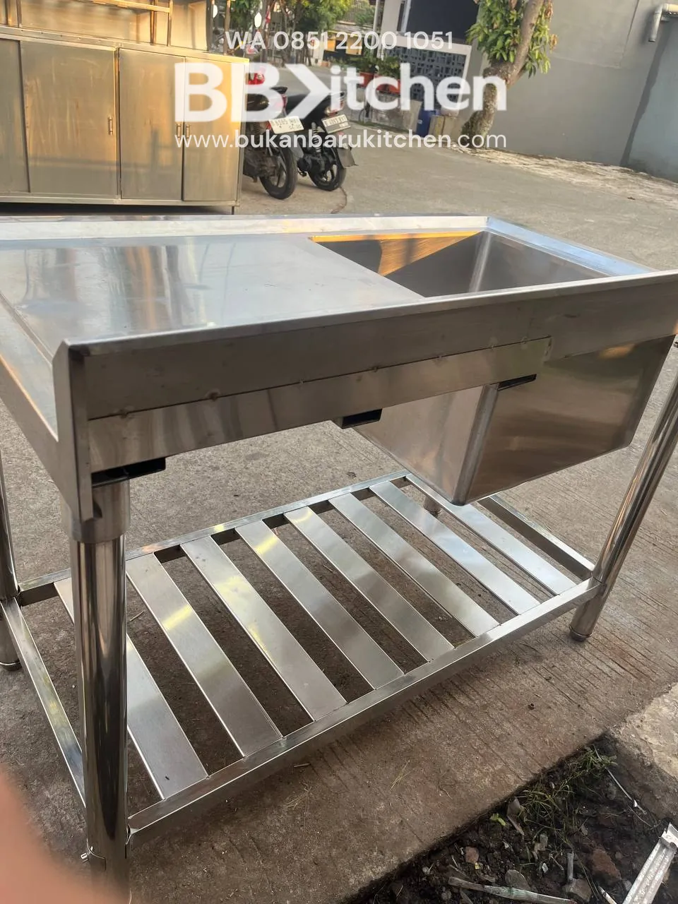 Sink Sayap Kanan Getra Knokdown 120x70x83 - Image 4