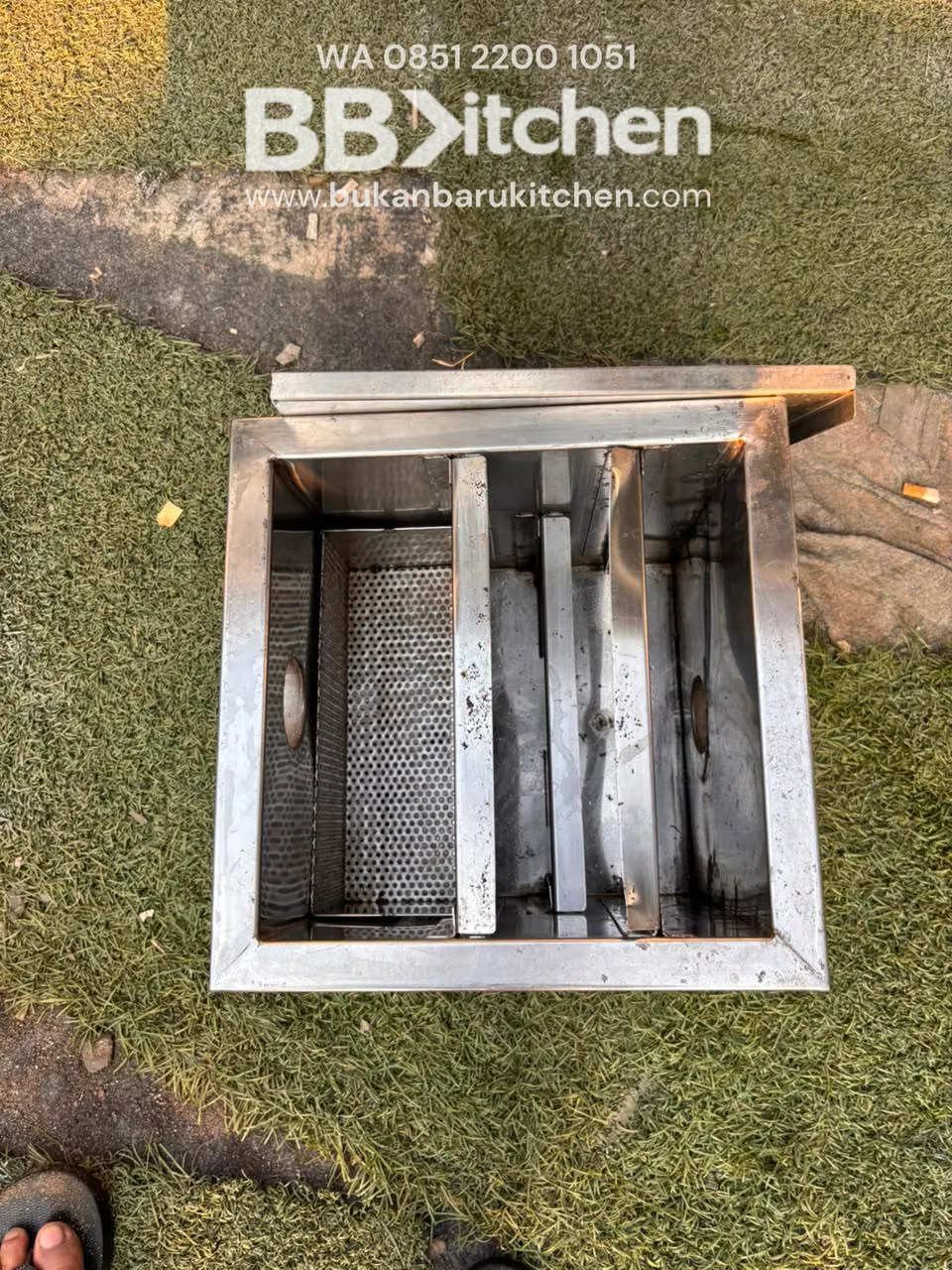 Sink Sayap Kiri dengan Grease Trap 120x75x85 - Image 6