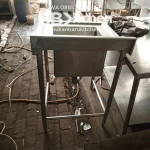 Sink Stainless Steel 1 Lobang Ukuran 65x65x84