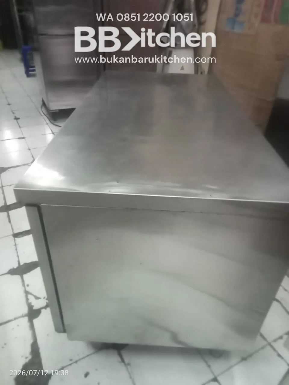 Undercounter Chiller 2 Pintu 150x75x85 Bekas - Image 3