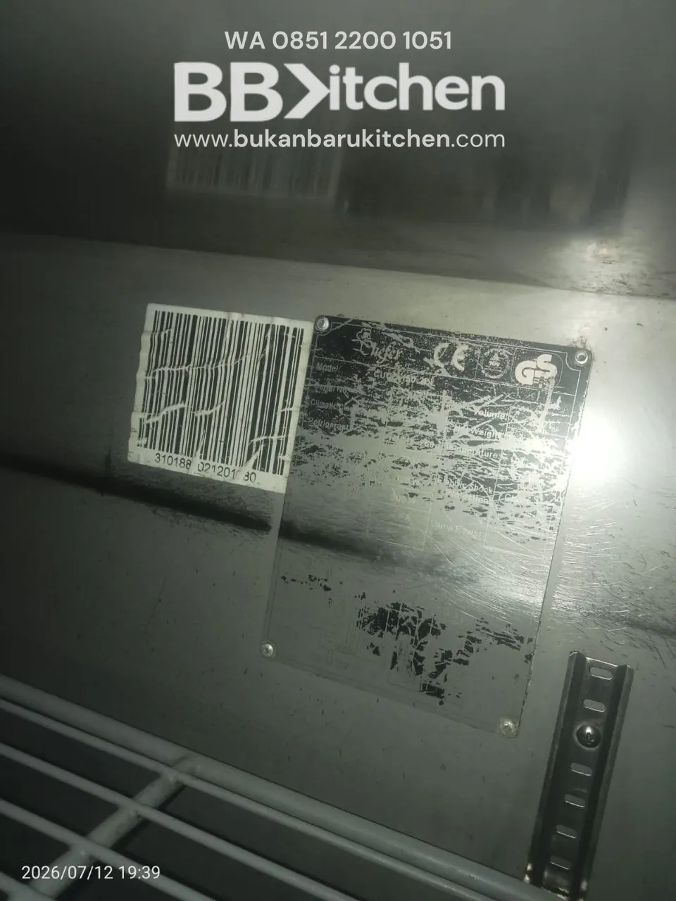 Undercounter Chiller 2 Pintu 150x75x85 Bekas - Image 4